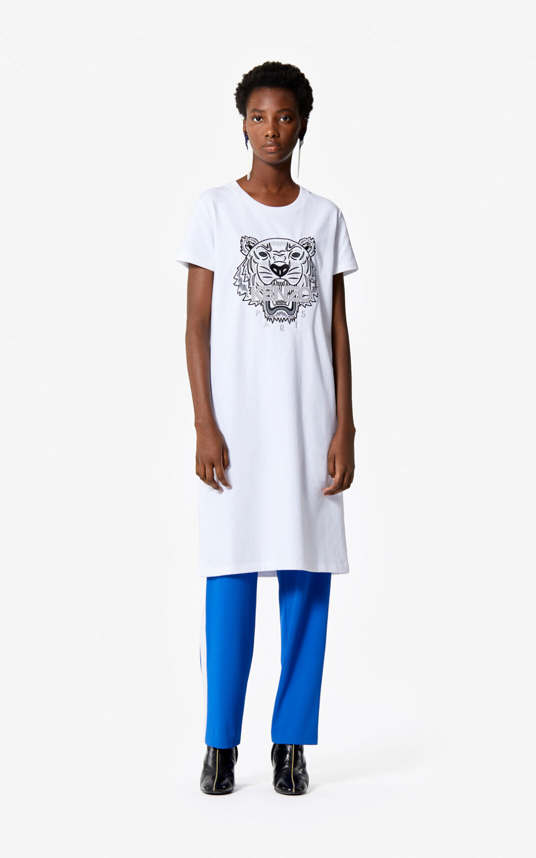 Vestido Kenzo Tiger t shirt Feminino - Branco | 312HSBQLA